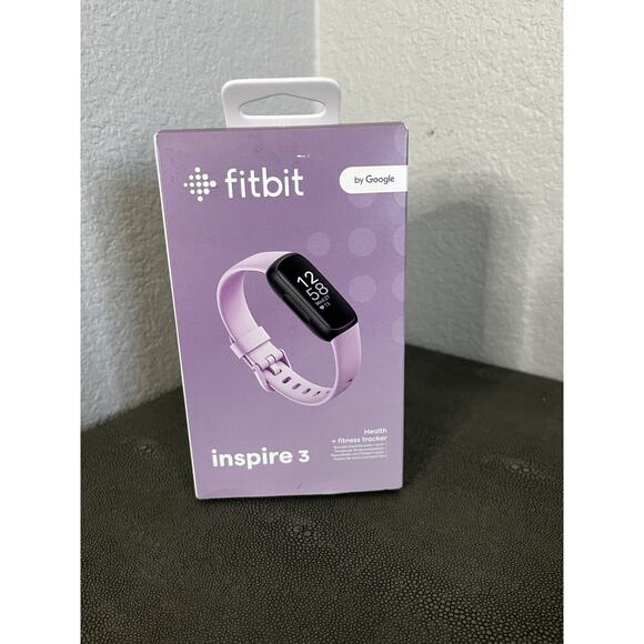 Fitbit Inspire 3 Health & Fitness Tracker - Lilac Bliss - Sealed - Picture 4 of 8